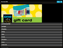 Tablet Screenshot of kennedymall.com